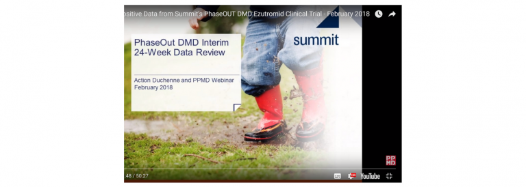 Summit discuss their recently reported positive data from their ‘PhaseOut DMD’ trial (webinar)