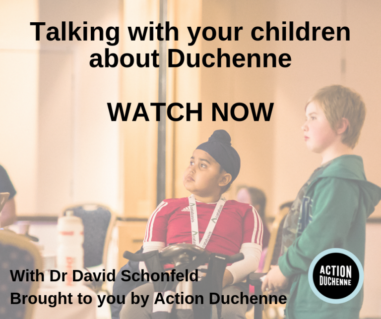 Talking with your children about Duchenne