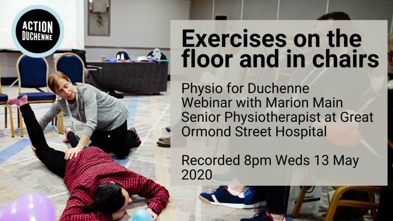 Physiotherapy webinar 3 with Marion Main (exercises on the floor and in chairs)