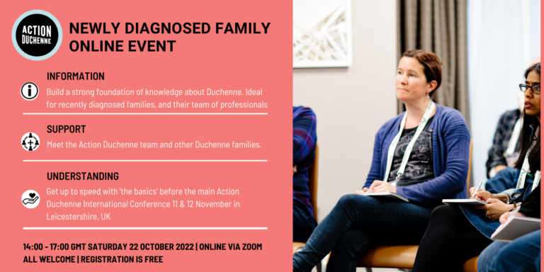 Newly diagnosed family online event