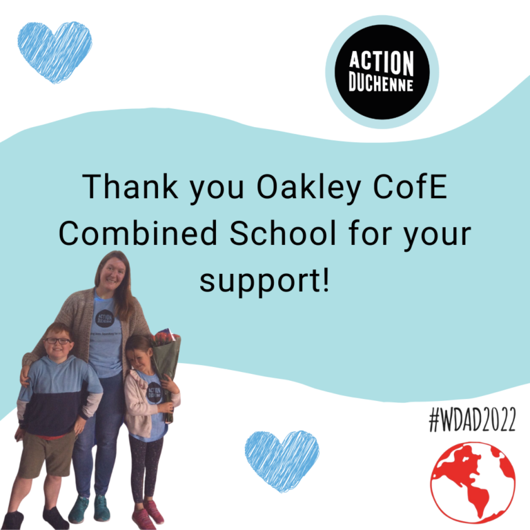 Thank you to Oakley C of E Combined School
