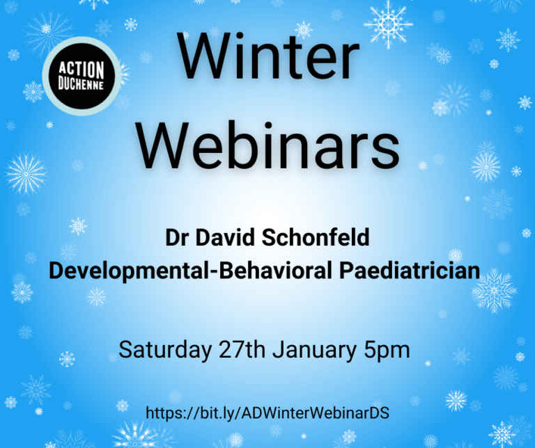 Winter Webinar – Dr David Schonfeld