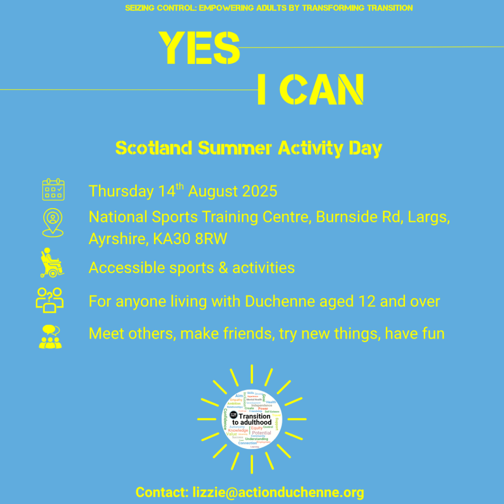 Yes I Can Scotland Summer Activity Day Graphic