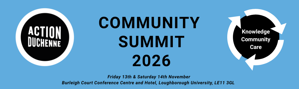 Action Duchenne Community Summit Registration Header