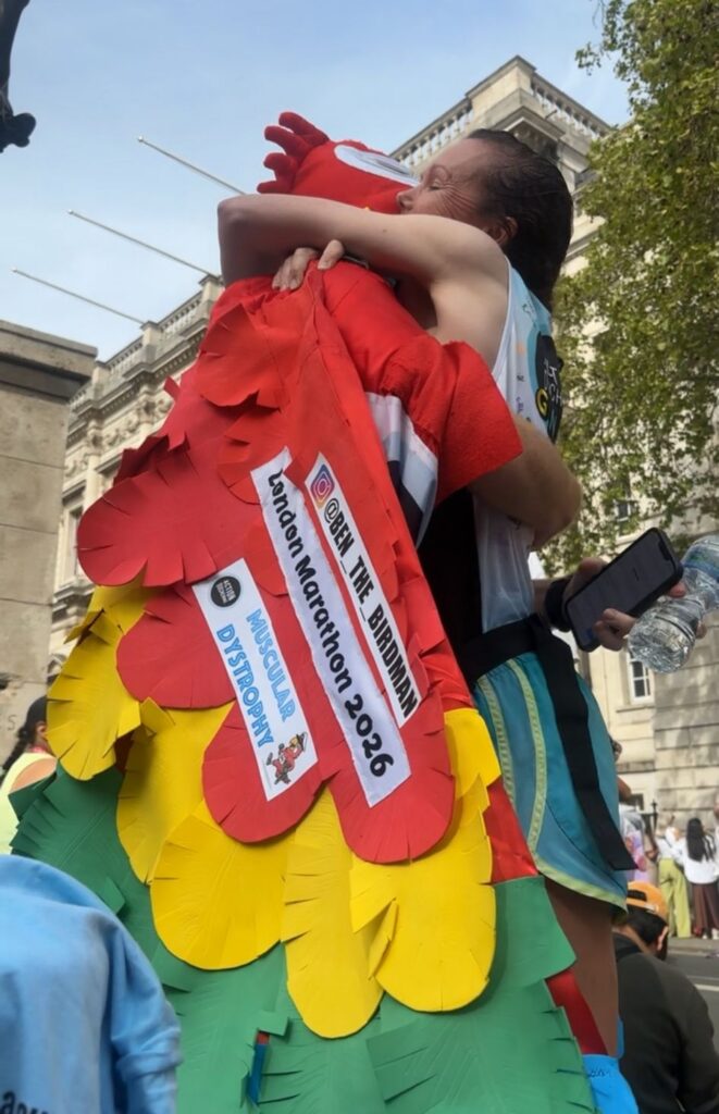Louise and Ben running for Action Duchenne